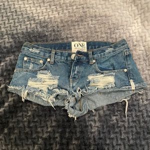 One Teaspoon Denim Shorts